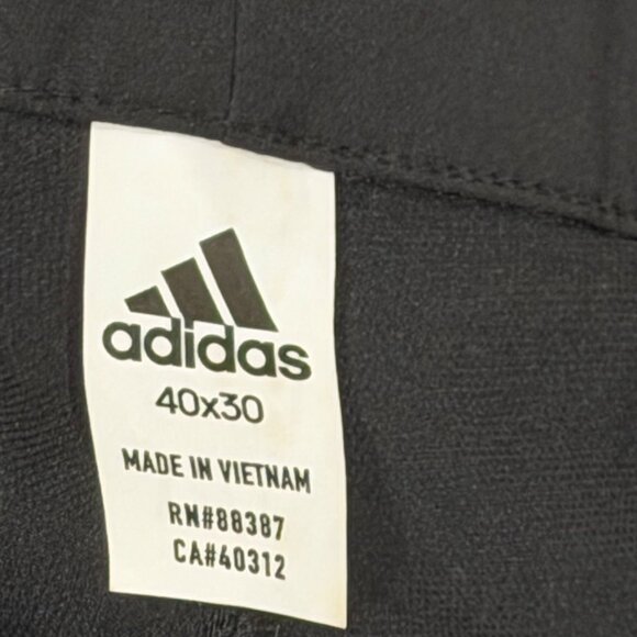 Adidas MenS Black Golf Pants Performance Stretch Sz 40/30Athletic Wear. NWT - Picture 4 of 11